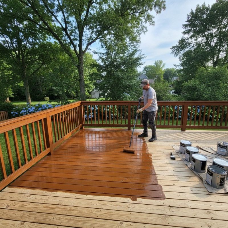 Wood Deck Staining
