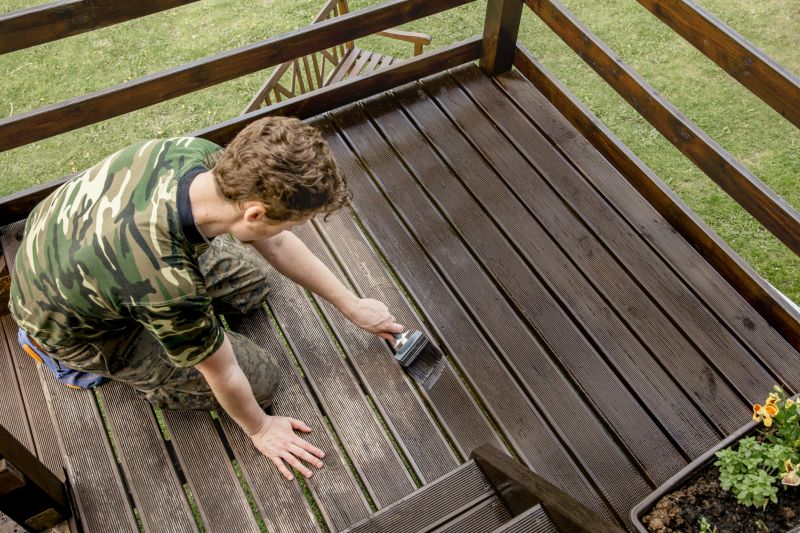Products For Wood Deck Stainings in use